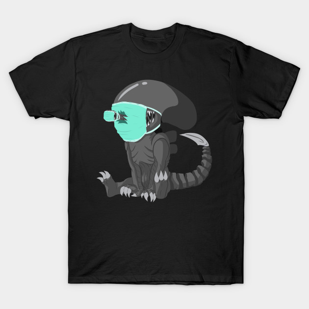 Stay Safe Xenomorph by Chuckle Print